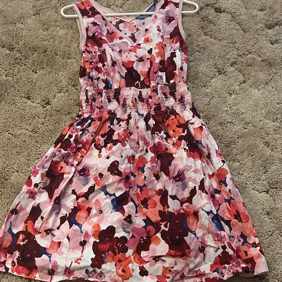 Simply Vera Vera Wang Multicolor Floral Dress - Picture 1 of 5